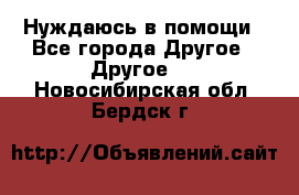 Нуждаюсь в помощи - Все города Другое » Другое   . Новосибирская обл.,Бердск г.